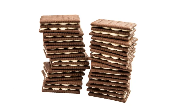 Cookie smörgås dessert — Stockfoto