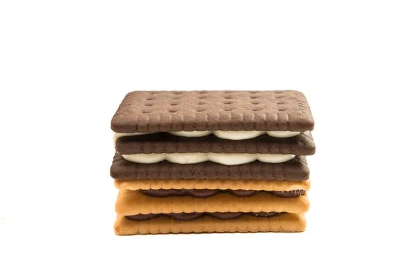 Galletas sándwich de galleta — Foto de Stock