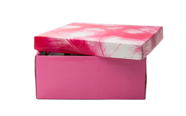 Scatola rosa shopping — Foto Stock