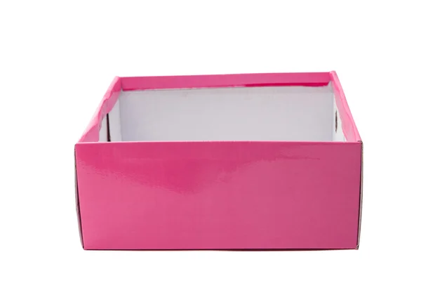 Pink box shopping — Stock Photo, Image