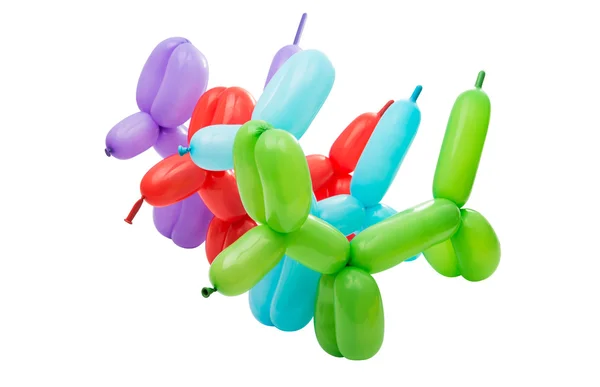 Zabawki, balony na białym tle — Zdjęcie stockowe