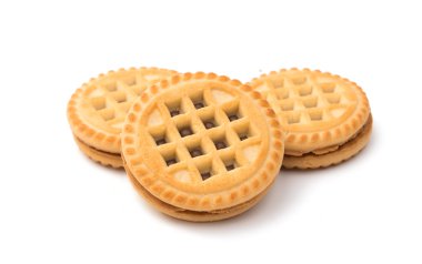 Sandviç Bisküvi, çikolata ile dolu