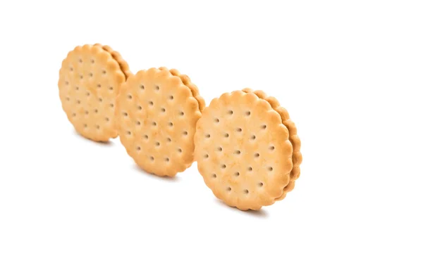 Galletas sándwich, rellenas de chocolate — Foto de Stock