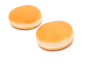 izole hamburger ekmeği 