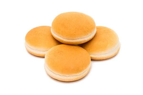 Hamburger buns isolated — Stock Photo, Image