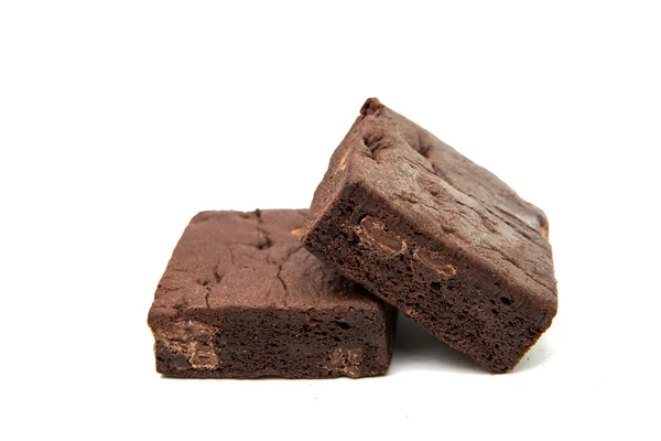 Desszert csokoládé brownie — Stock Fotó