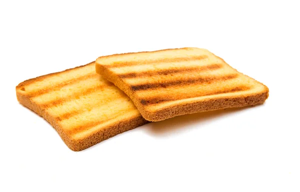 Stekt toast kex frukost. — Stockfoto