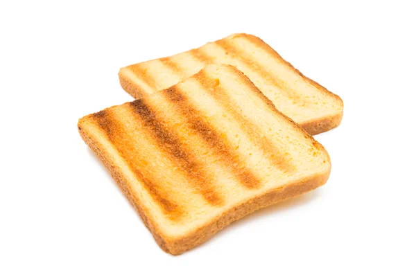 Gebratene Toastkekse Frühstück. — Stockfoto