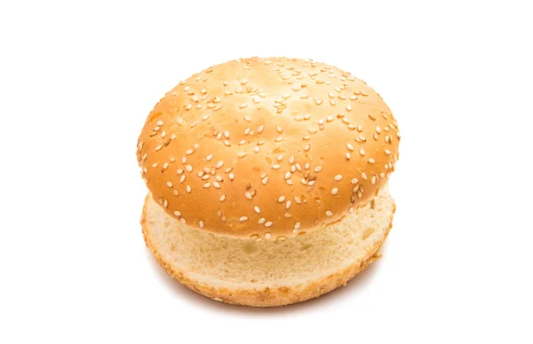 Bun con hamburger di sesamo — Foto Stock
