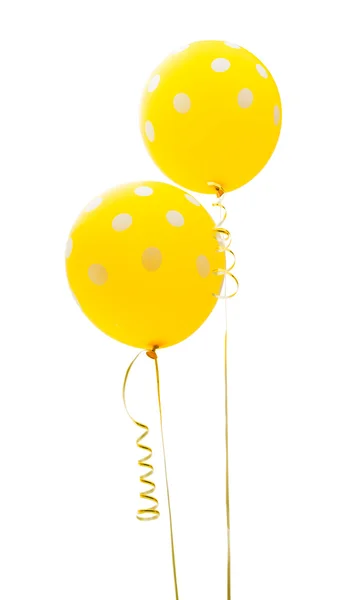 Yellow balloon latex — Stock Photo, Image