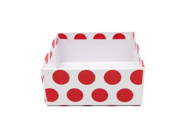 izole kırmızı hediye kutusu 