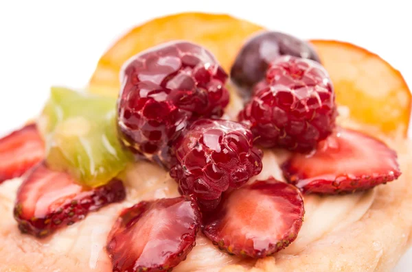 Fruit op de taart-closeup — Stockfoto
