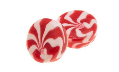 Beyaz arkaplanda şeker