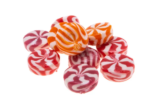 Süßigkeiten Auf Weißem Hintergrund — Stockfoto