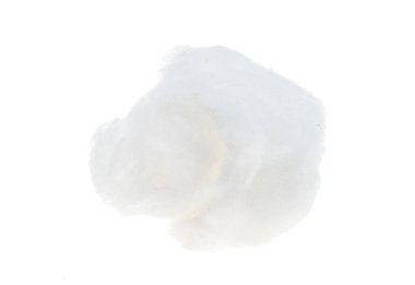 Beyaz arkaplanda izole edilmiş pamuk