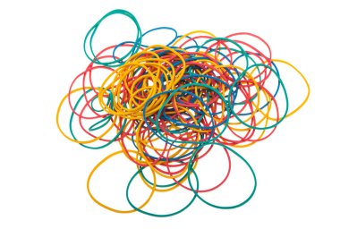 beyaz arkaplanda izole edilmiş kırtasiye sakızı