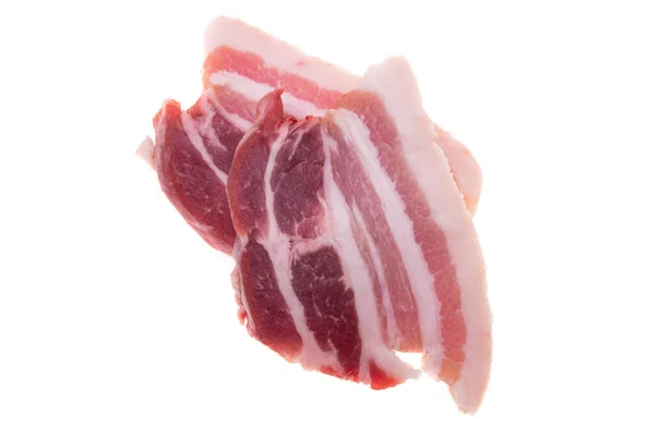 배경에서 돼지고기 베이컨 — 스톡 사진