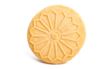 Beyaz arkaplanda izole edilmiş çerezler