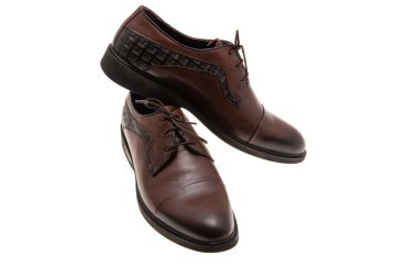 erkek ayakkabıları beyaz arkaplanda izole