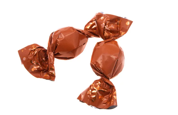 Süßigkeiten Verpackung Isoliert Auf Weißem Hintergrund — Stockfoto