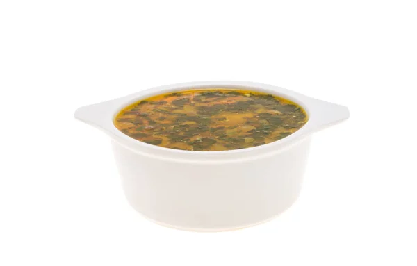 Sup Terisolasi Latar Belakang Putih — Stok Foto