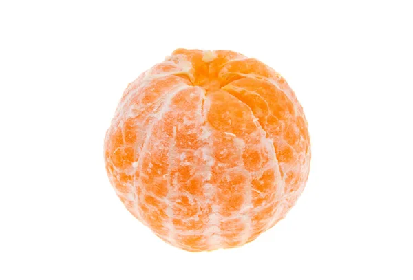 Tangerinas Isoladas Sobre Fundo Branco — Fotografia de Stock