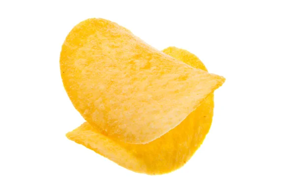 Chips Isoliert Auf Weißem Hintergrund — Stockfoto