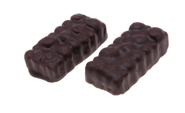 Melkchocolade Geïsoleerd Witte Achtergrond — Stockfoto