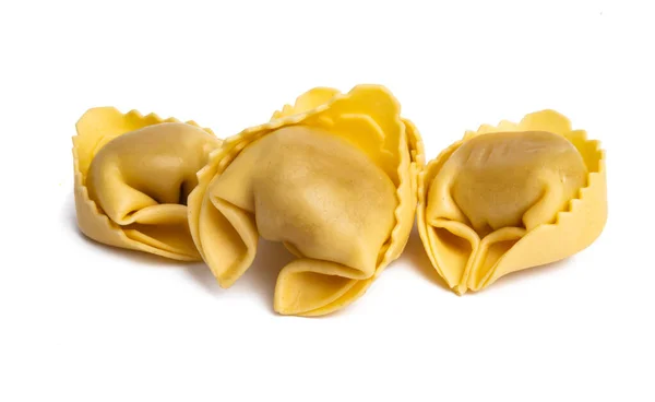 Ravioli Isolerad Vit Bakgrund — Stockfoto