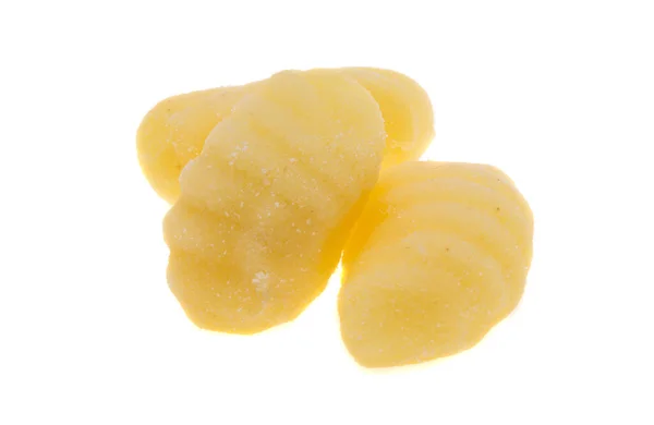 Gnocchi Isolerad Vit Bakgrund — Stockfoto