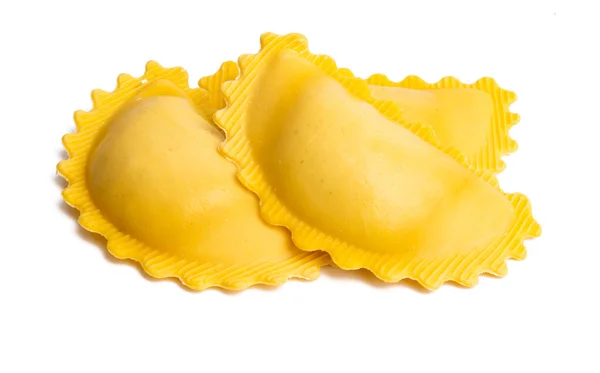 Ravioli Isolerad Vit Bakgrund — Stockfoto