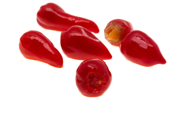 Красный Перец Чили Изолирован Белом Фоне — стоковое фото