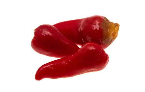 Červená Chilli Paprika Izolované Bílém Pozadí — Stock fotografie