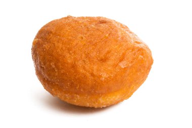 Çörek beyaz arkaplanda izole edildi 