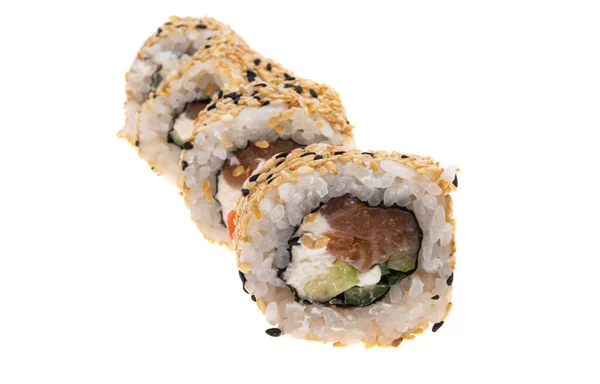 Sushi Aislado Sobre Fondo Blanco — Foto de Stock