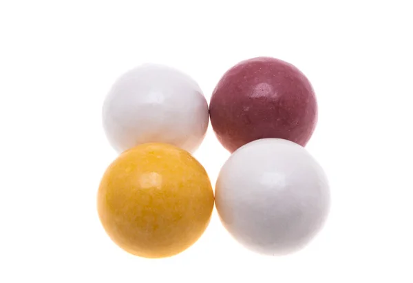Großer Kaugummiball Isoliert Auf Weißem Hintergrund — Stockfoto
