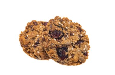 Beyaz arkaplanda yalıtılmış mısır gevreği 