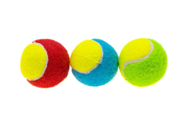 Tennis Balls Isolated White Background — Stock Photo, Image