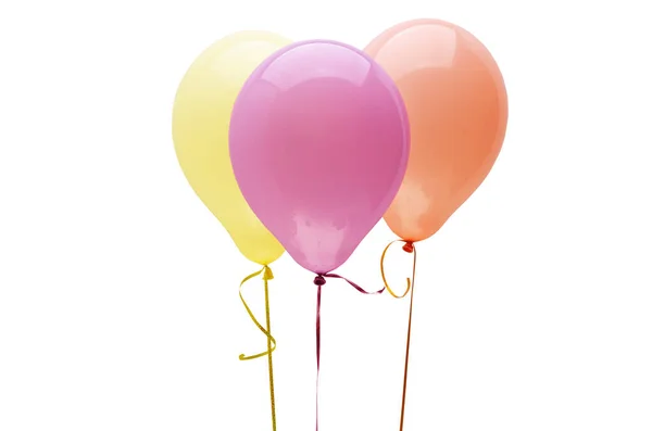 Balloons Helium Isolated White Background — Stock Photo, Image