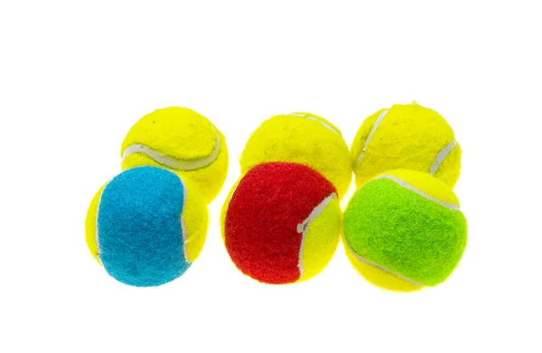 Tennis Balls Isolated White Background — Stock Photo, Image