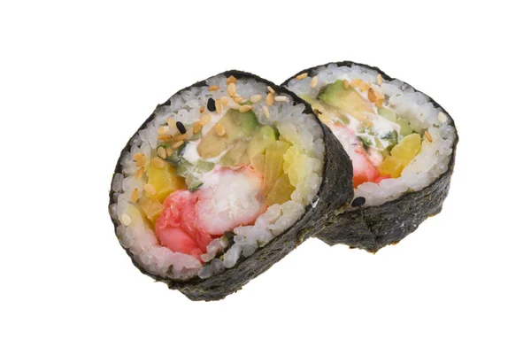 Sushi Aislado Sobre Fondo Blanco — Foto de Stock