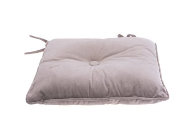 Beyaz arkaplanda izole edilmiş koltuk yastığı 