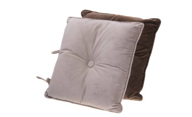 Beyaz arkaplanda izole edilmiş koltuk yastığı 