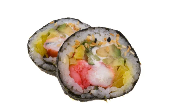 Sushi Aislado Sobre Fondo Blanco —  Fotos de Stock