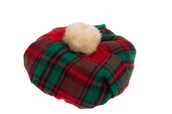 Scottish Hat Isolated White Background — Stock Photo, Image