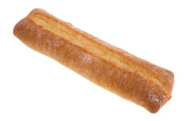 ciabatta beyaz arkaplanda izole edildi 