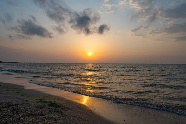 Beau Lever Soleil Mer — Photo