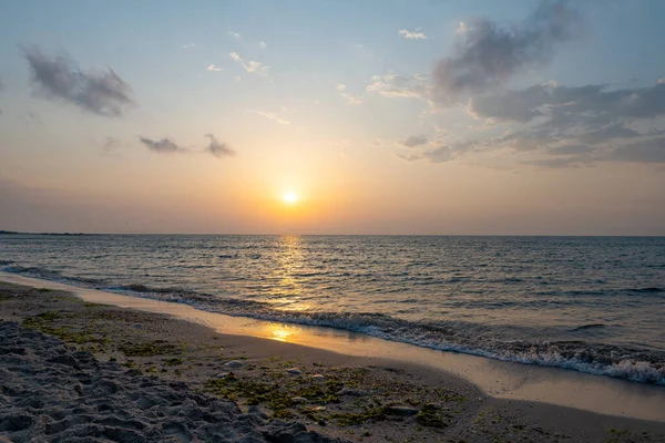 Vacker Soluppgång Vid Havet — Stockfoto