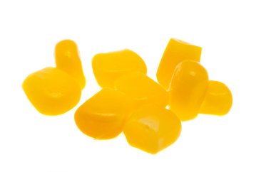 beyaz arkaplanda izole mısır 