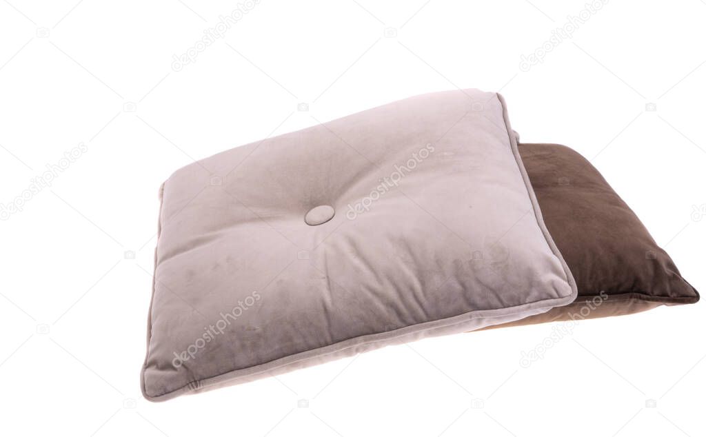 chair pillow isolated on white background 